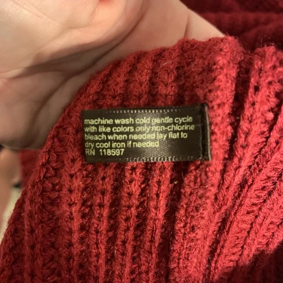 The Limited Cranberry Turtleneck Sweater - Picture 5 of 8